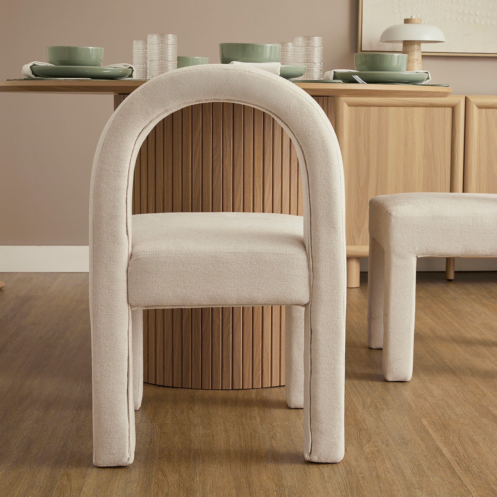 Alexis Set of 4 Dining Chairs Cream