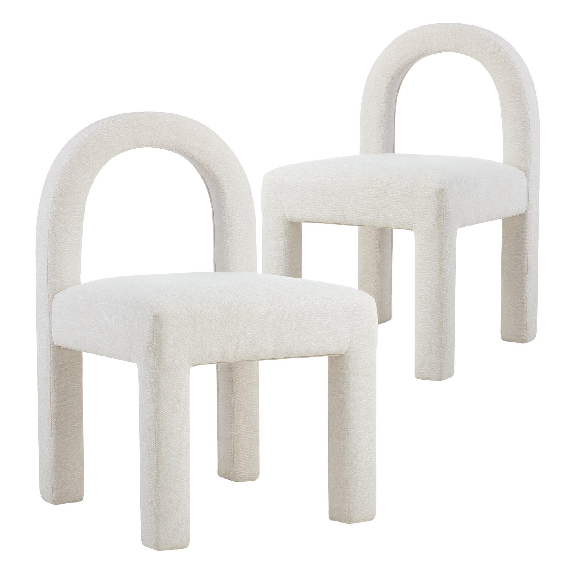 Alexis Set of 2 Dining Chairs Cream