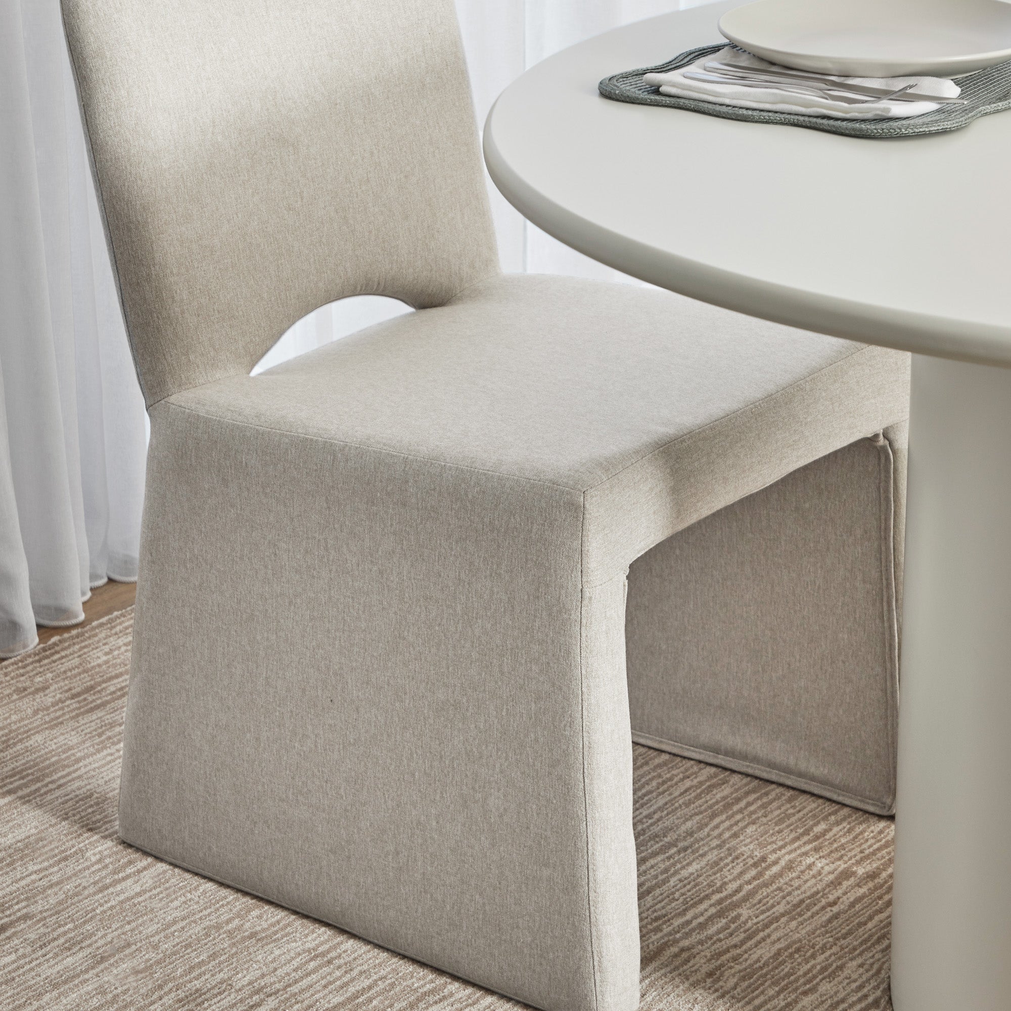 Set of 2 Madrid Dining Chairs Natural