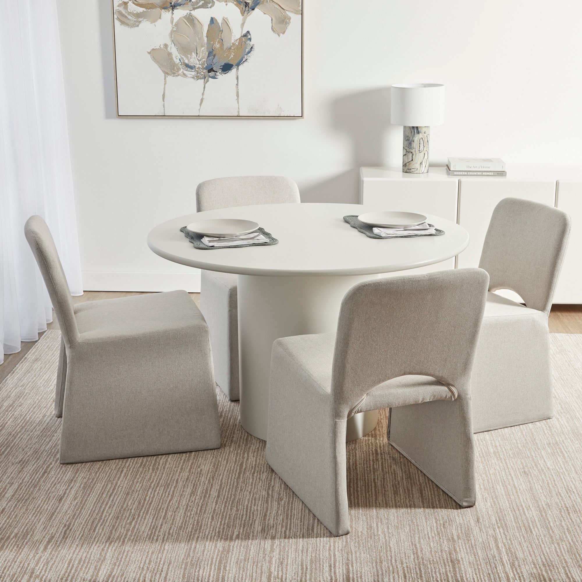 Set of 2 Madrid Dining Chairs Natural