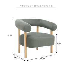 Nadia Armchair Ink (Set of 2)