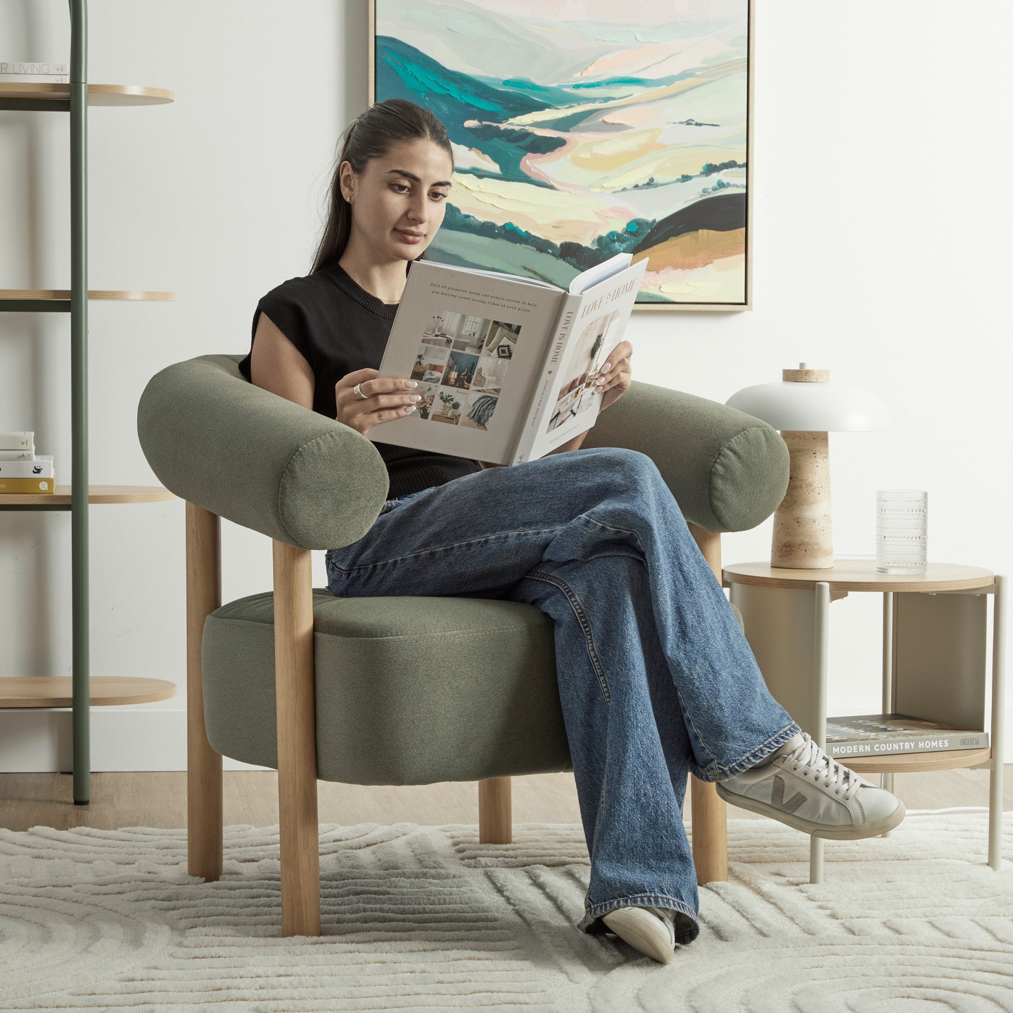 Nadia Armchair Ink (Set of 2)