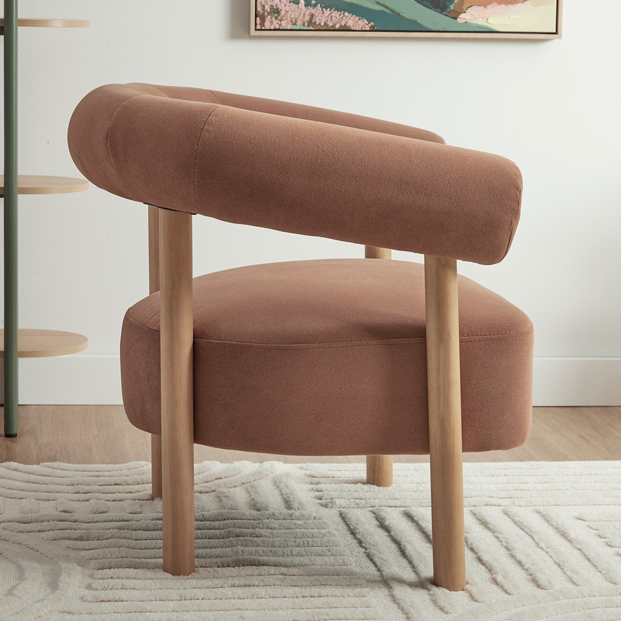 Nadia Armchair Rust (Set of 2)