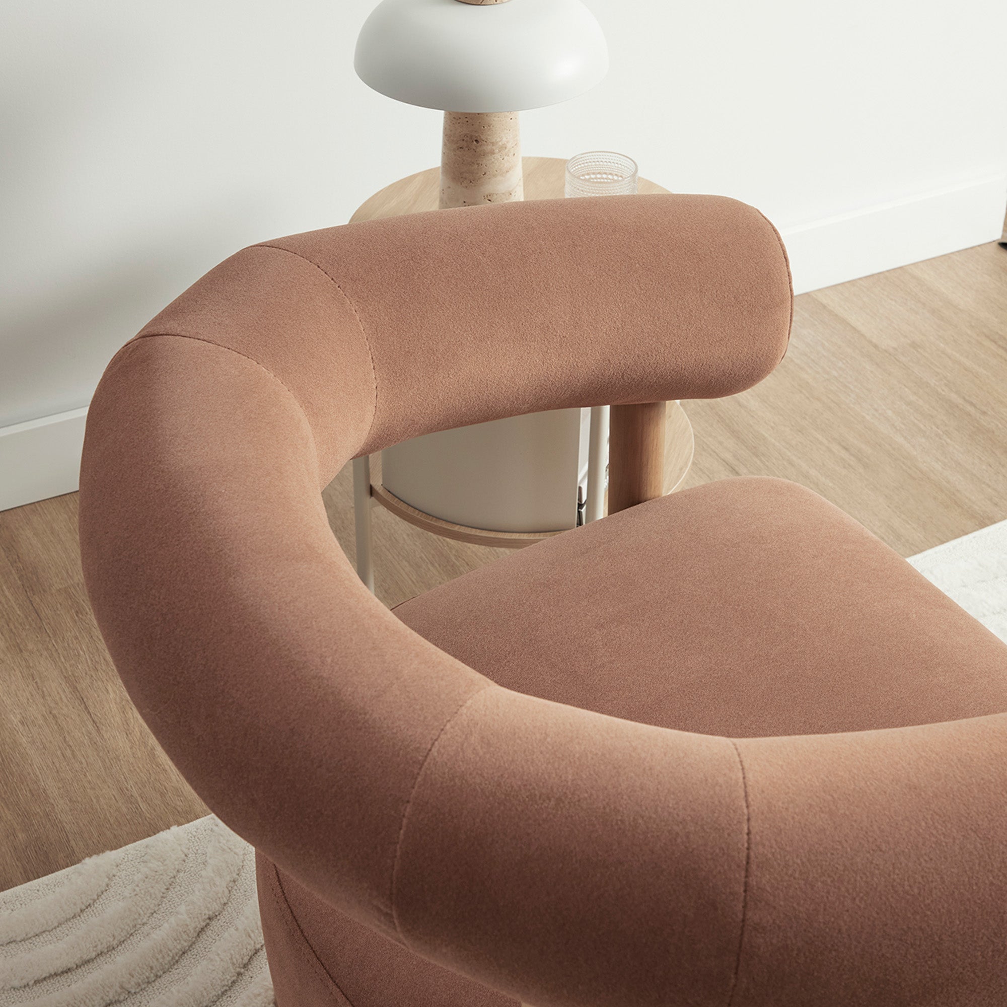 Nadia Armchair Rust (Set of 2)