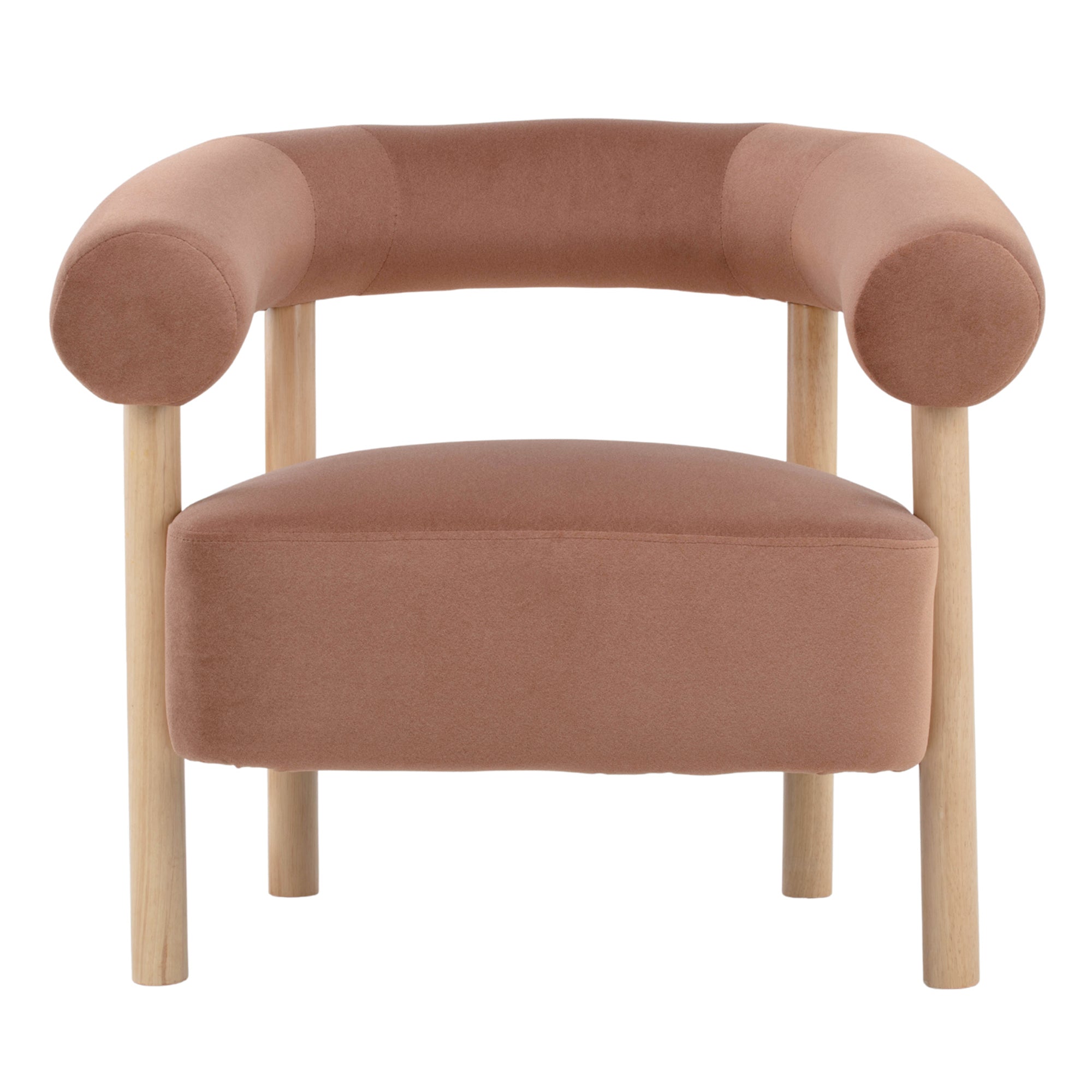 Nadia Armchair Rust (Set of 2)