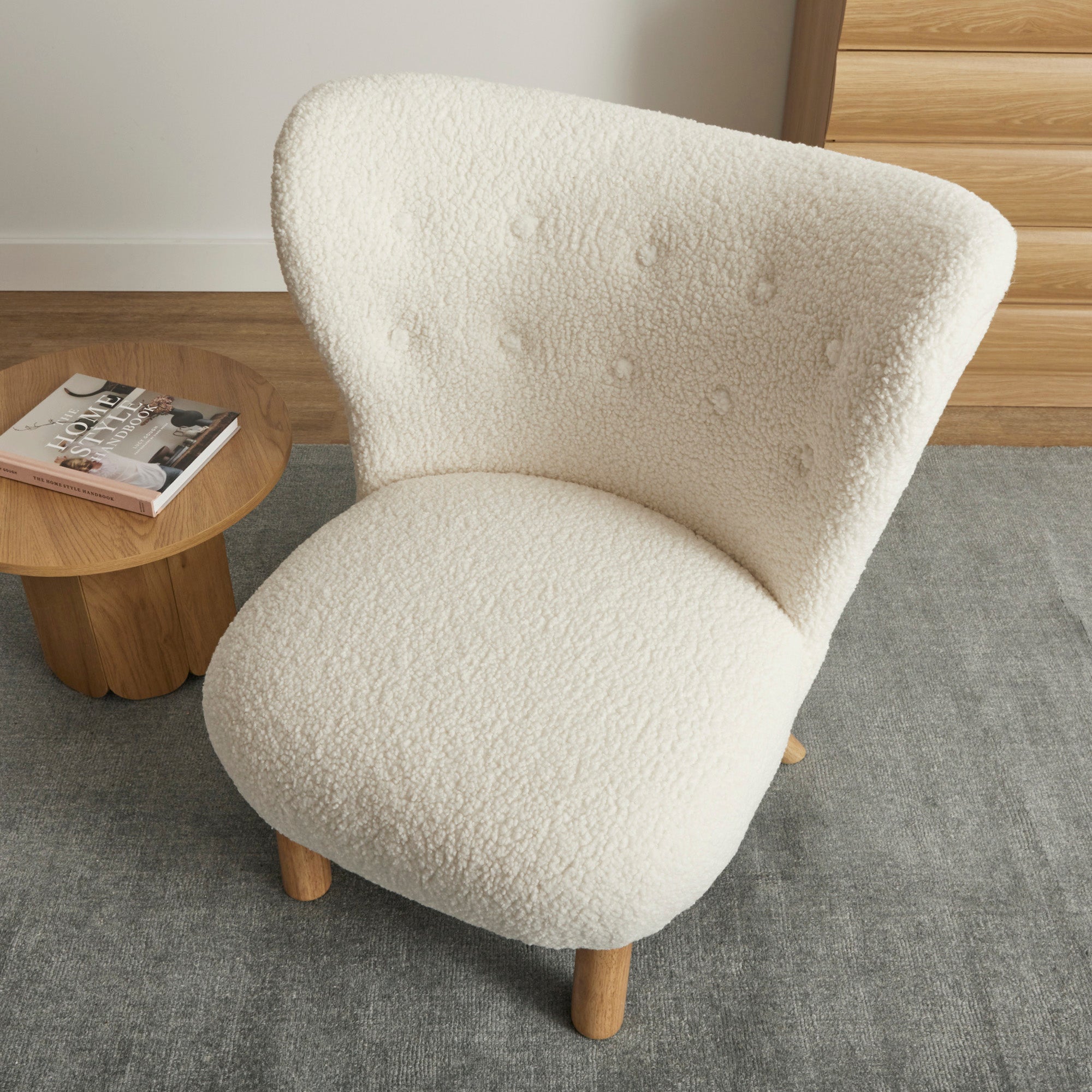 Teddy Accent Chair Cream