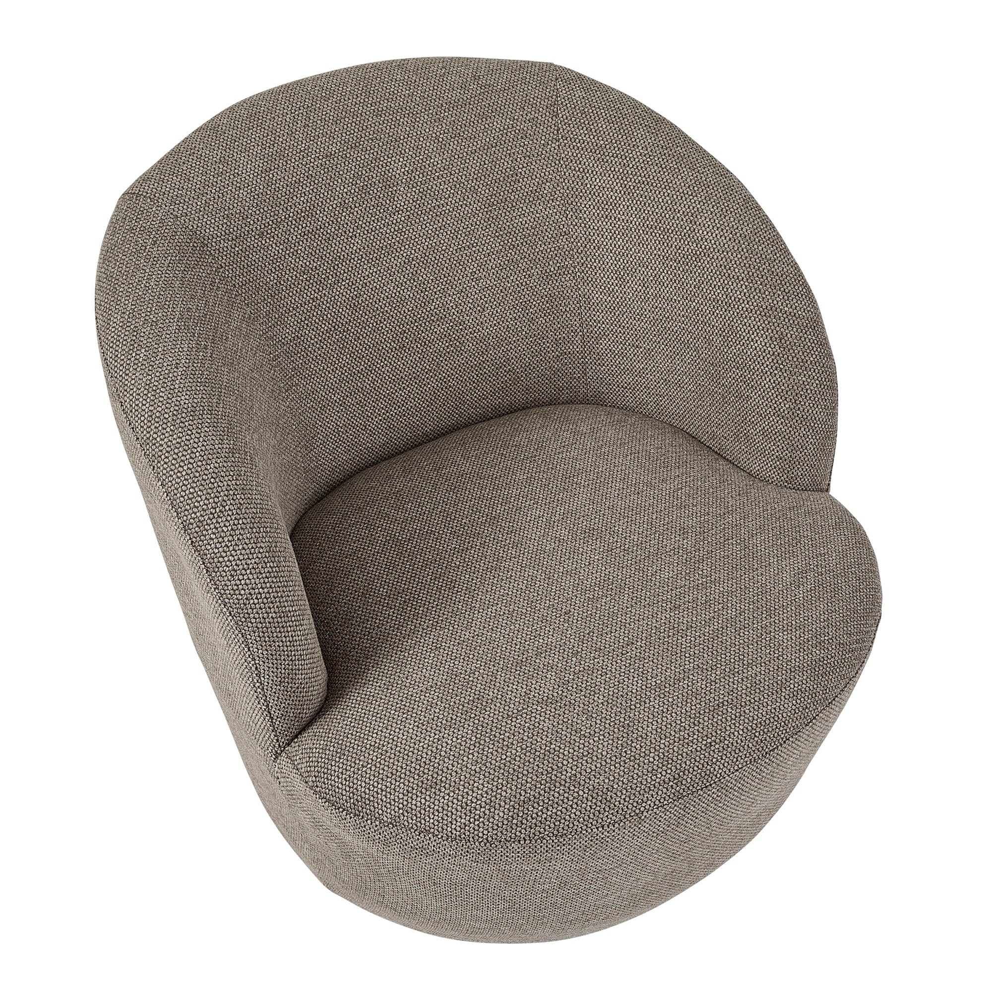 Sadie Swivel Armchair Mushroom (Set of 2)