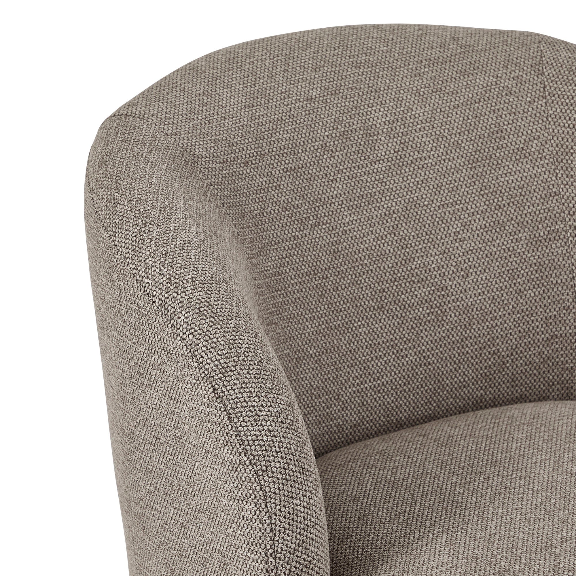 Sadie Swivel Armchair Mushroom (Set of 2)