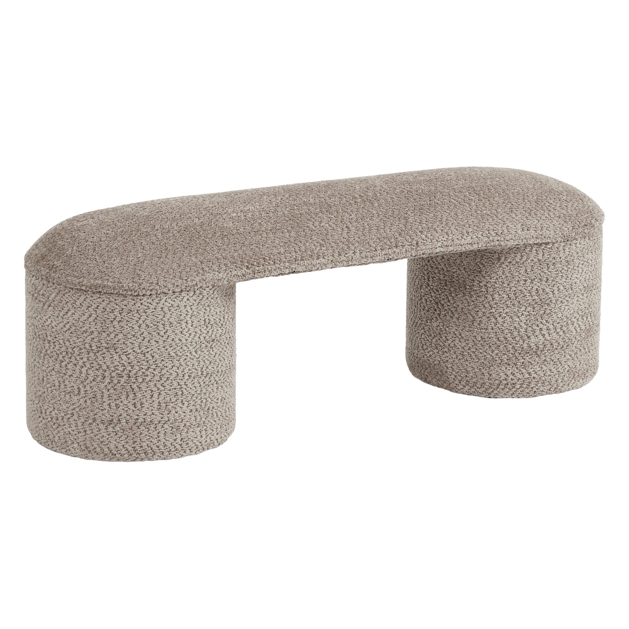 Sarah Ottoman Bench Chocolate