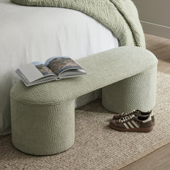 Sarah Ottoman Bench Sage