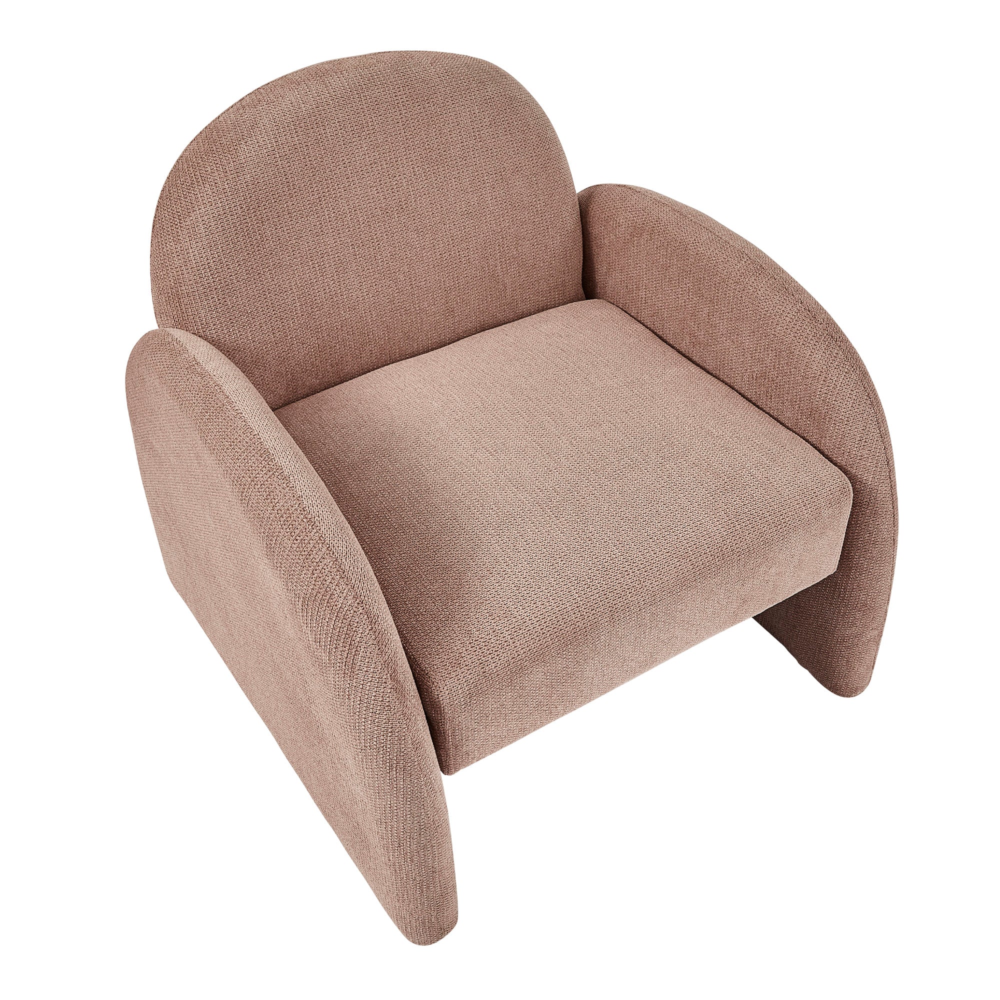 Selene Arched Armchair Rose Tan (Set of 2)