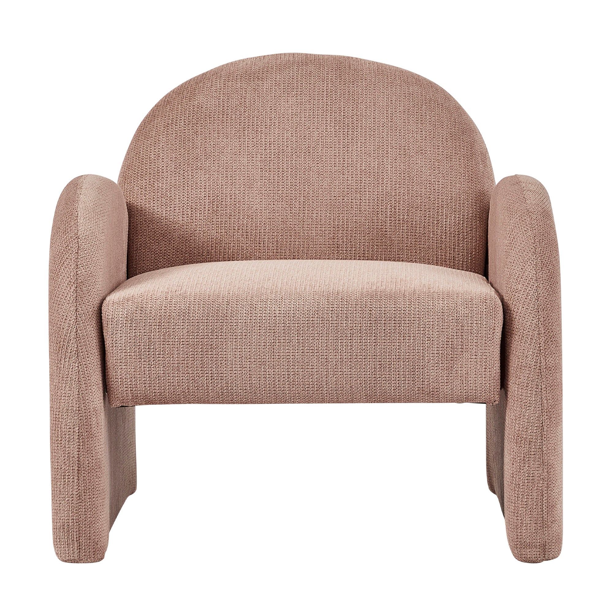 Selene Arched Armchair Rose Tan (Set of 2)