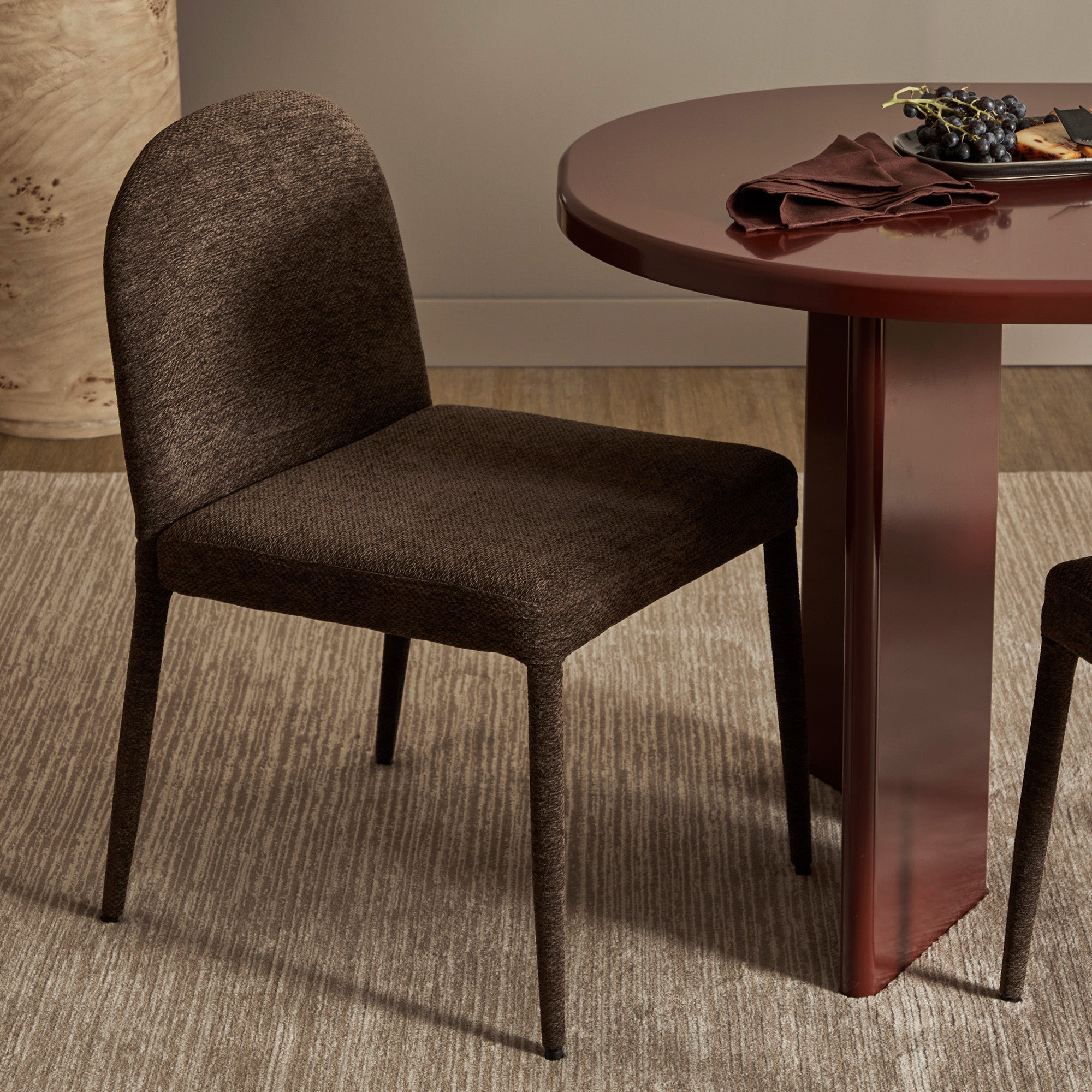 Set of 2 Toledo Dining Chairs Chocolate