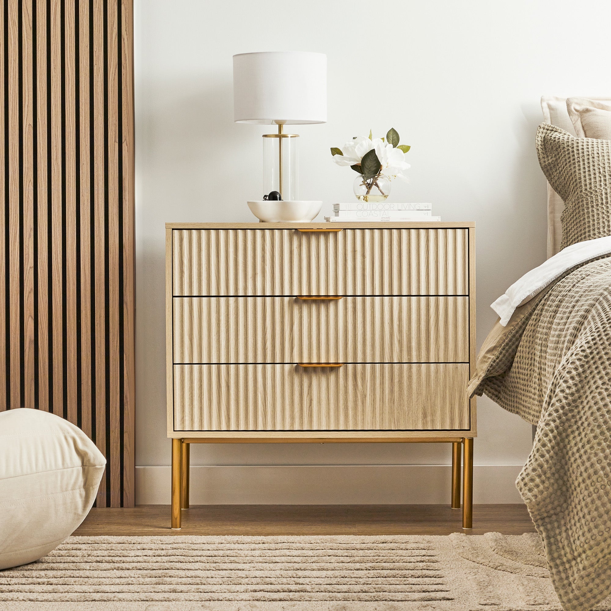 Indy Chest of 3 Drawers Natural