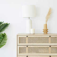 Oahu Rattan Chest of 3 Drawers Natural