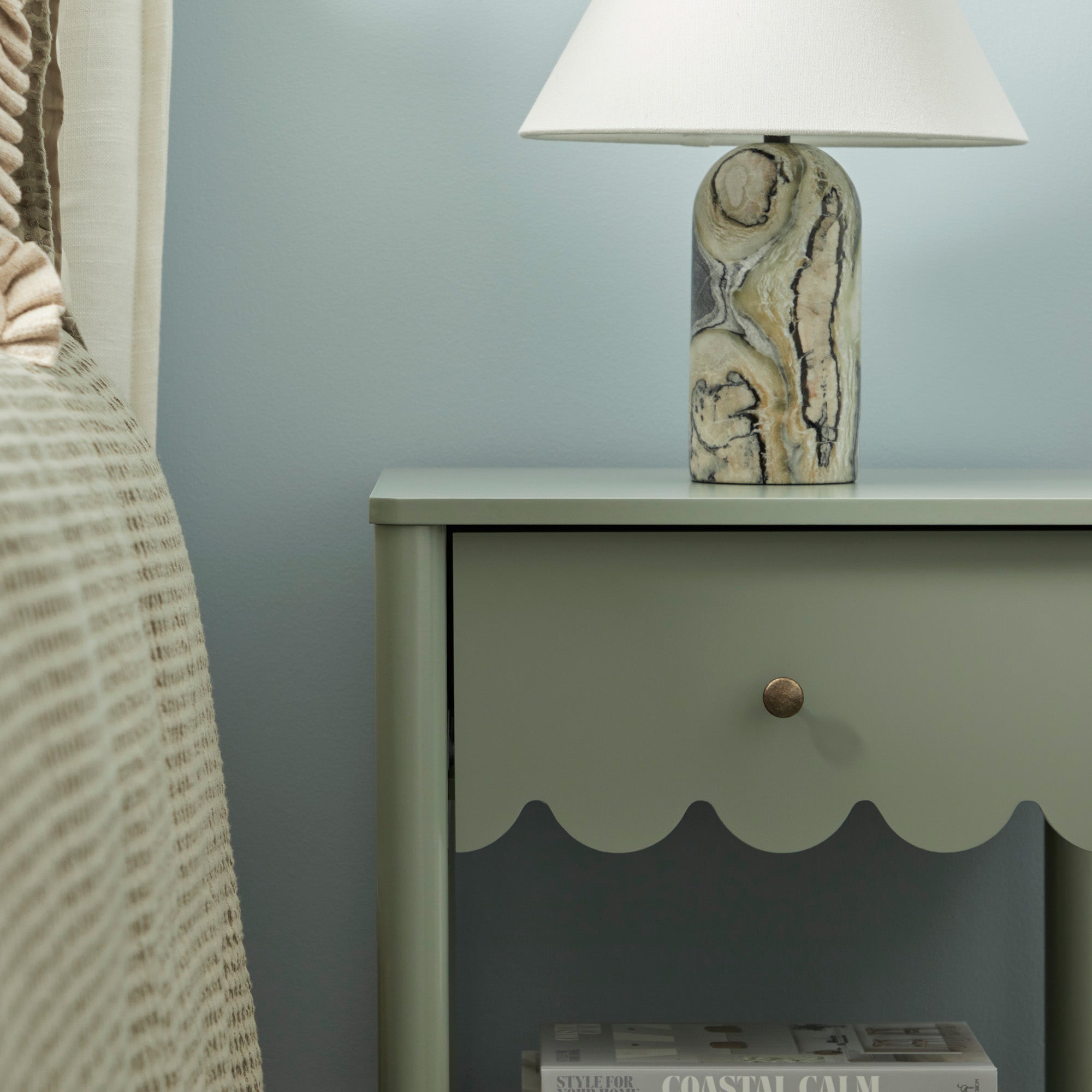 Sally Bedside Table Sage