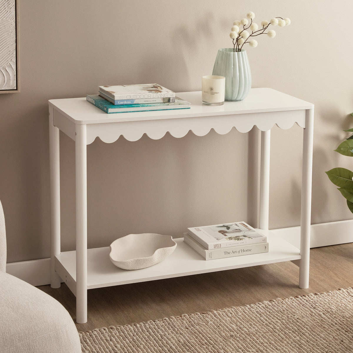 Sally Console Table White (100cm)