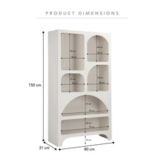 Santorini Bookshelf Off-White