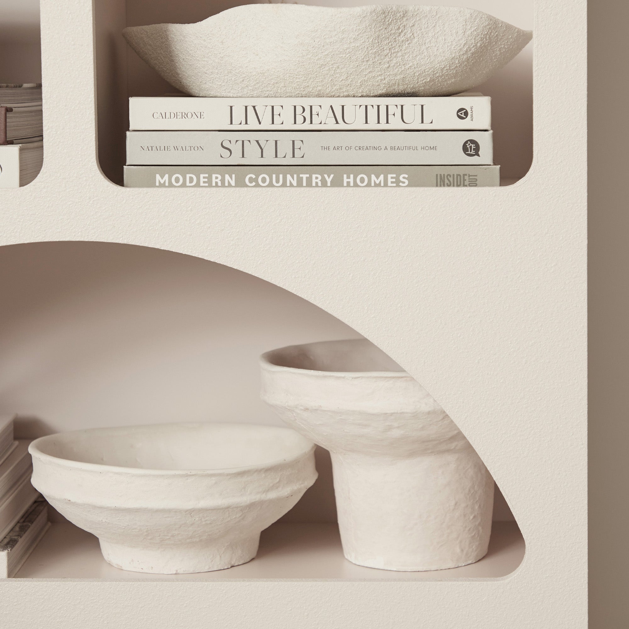 Santorini Bookshelf Off-White