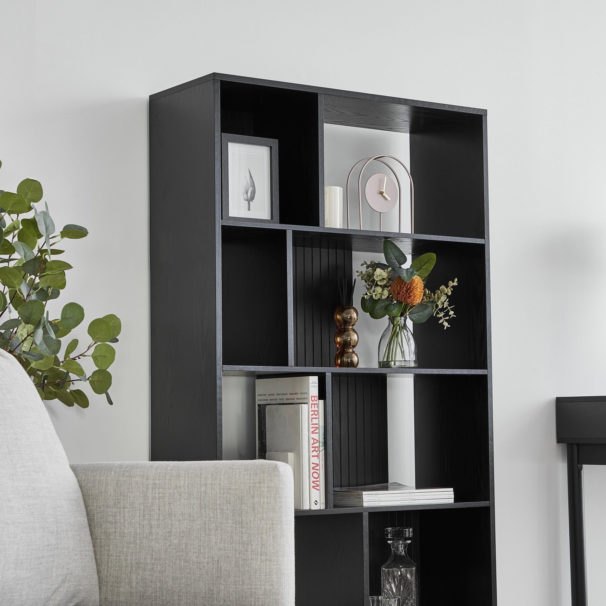 Apia Bookshelf Black