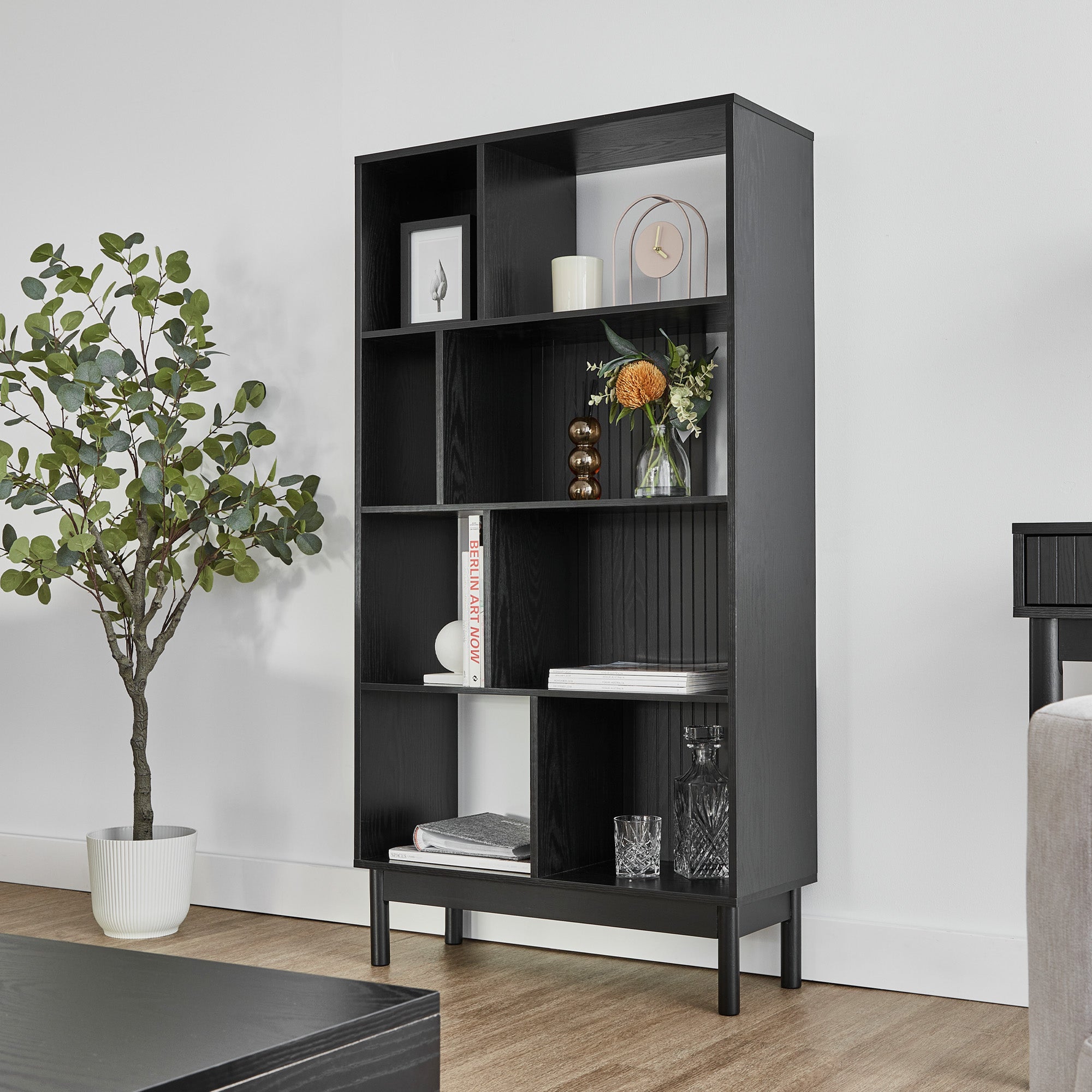 Apia Bookshelf Black