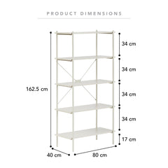 Carmel Shelving Unit - 5 Tier