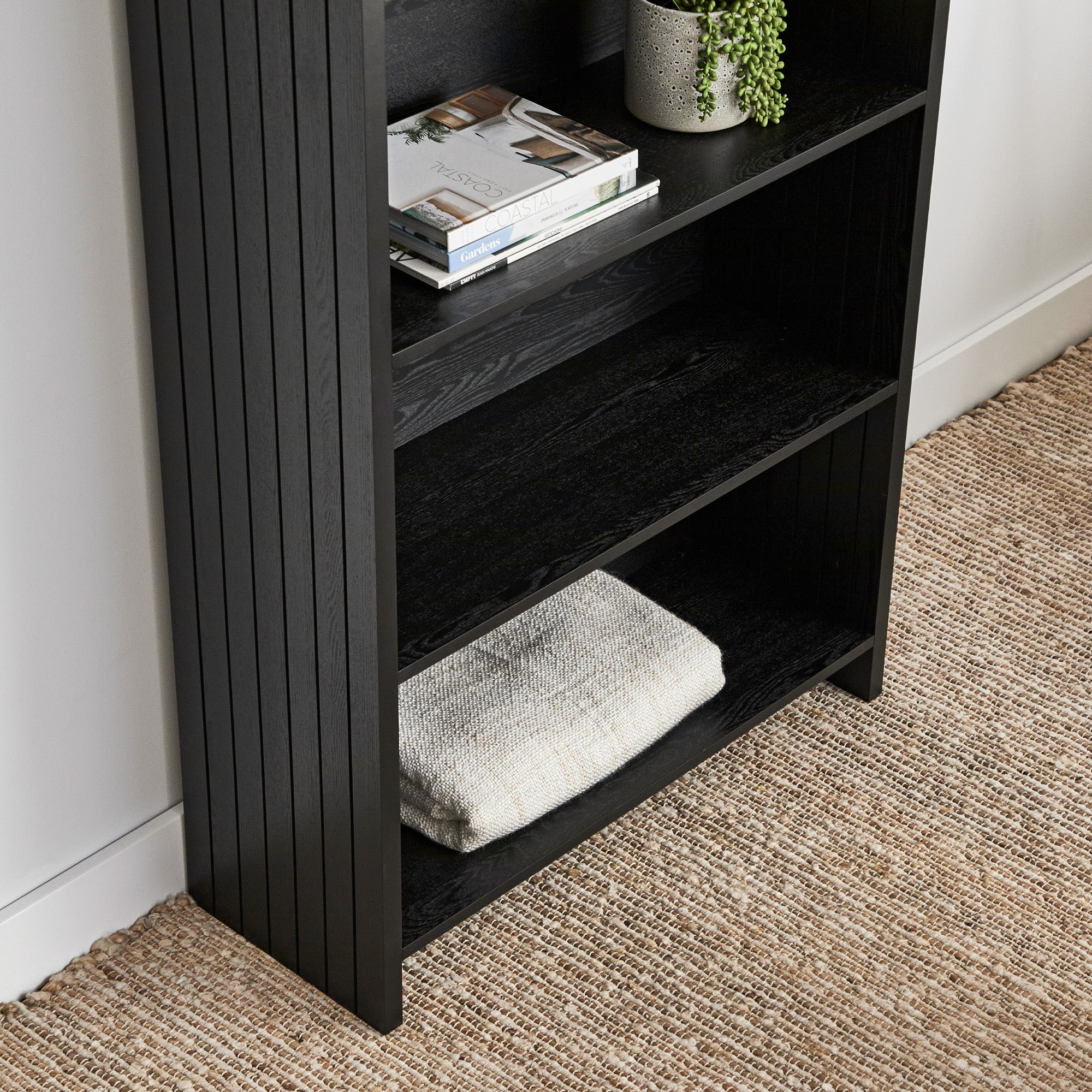 Harper 5 Tier Bookshelf Black