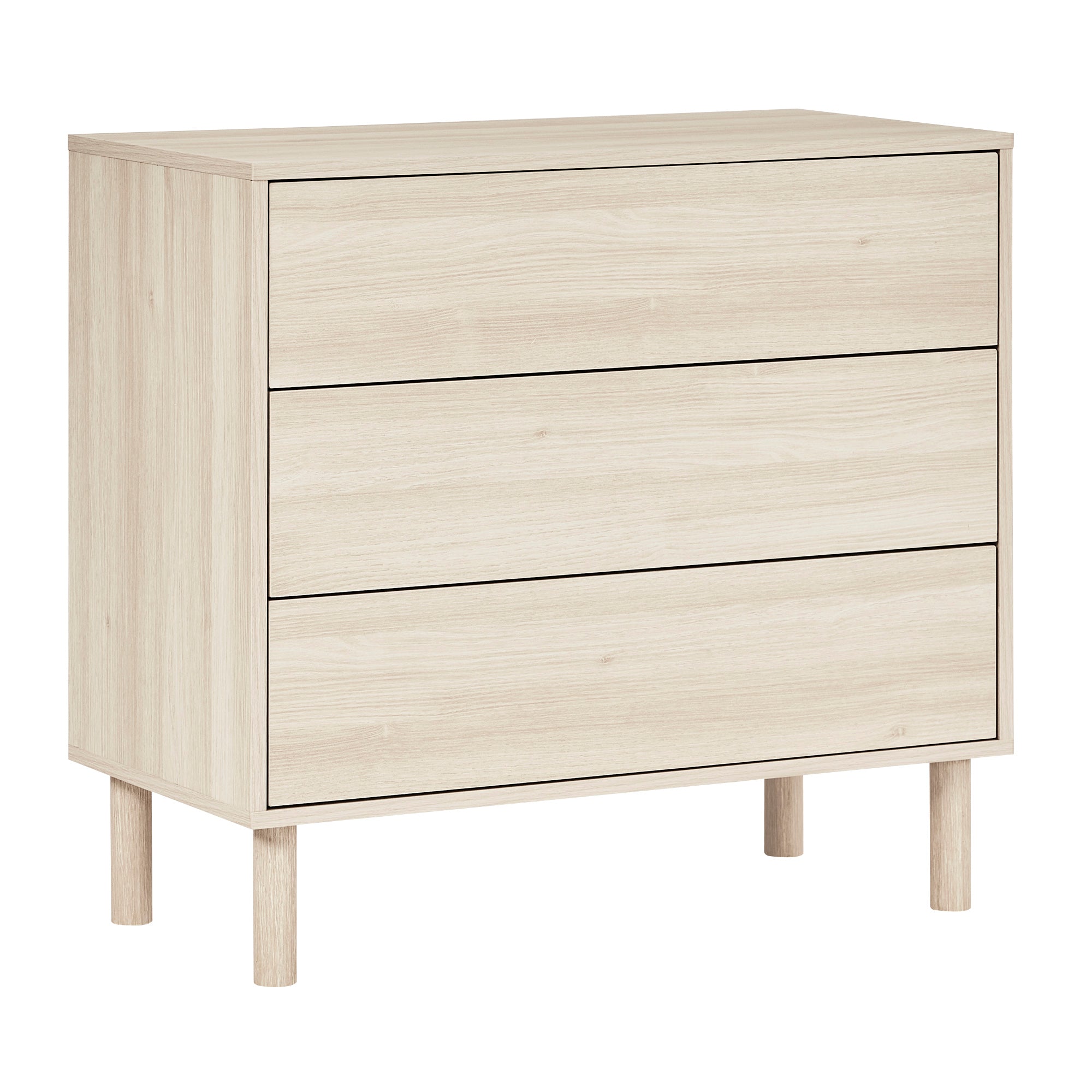 Norquay Chest of 3 Drawers Light Oak
