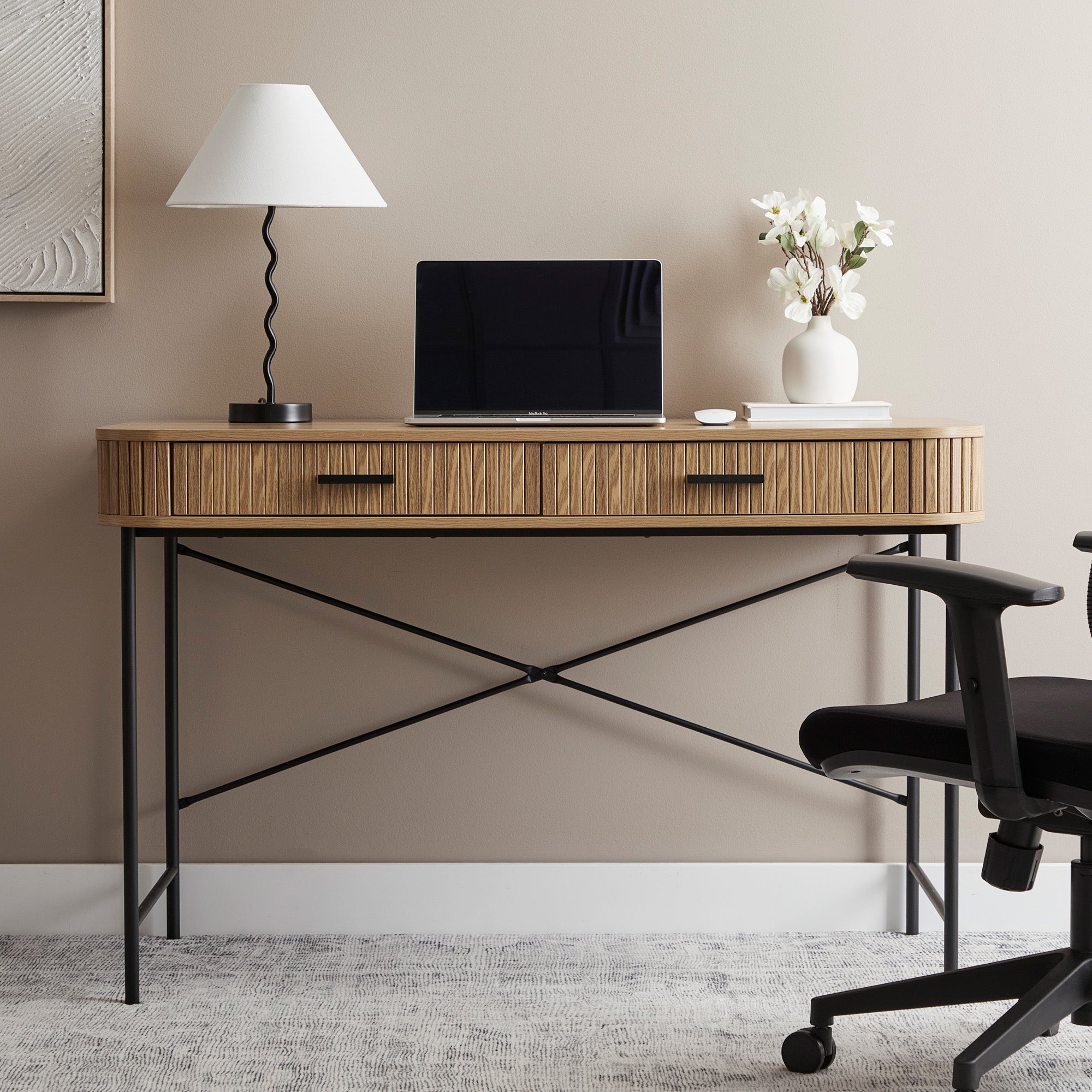 Haven 120cm Desk Oak