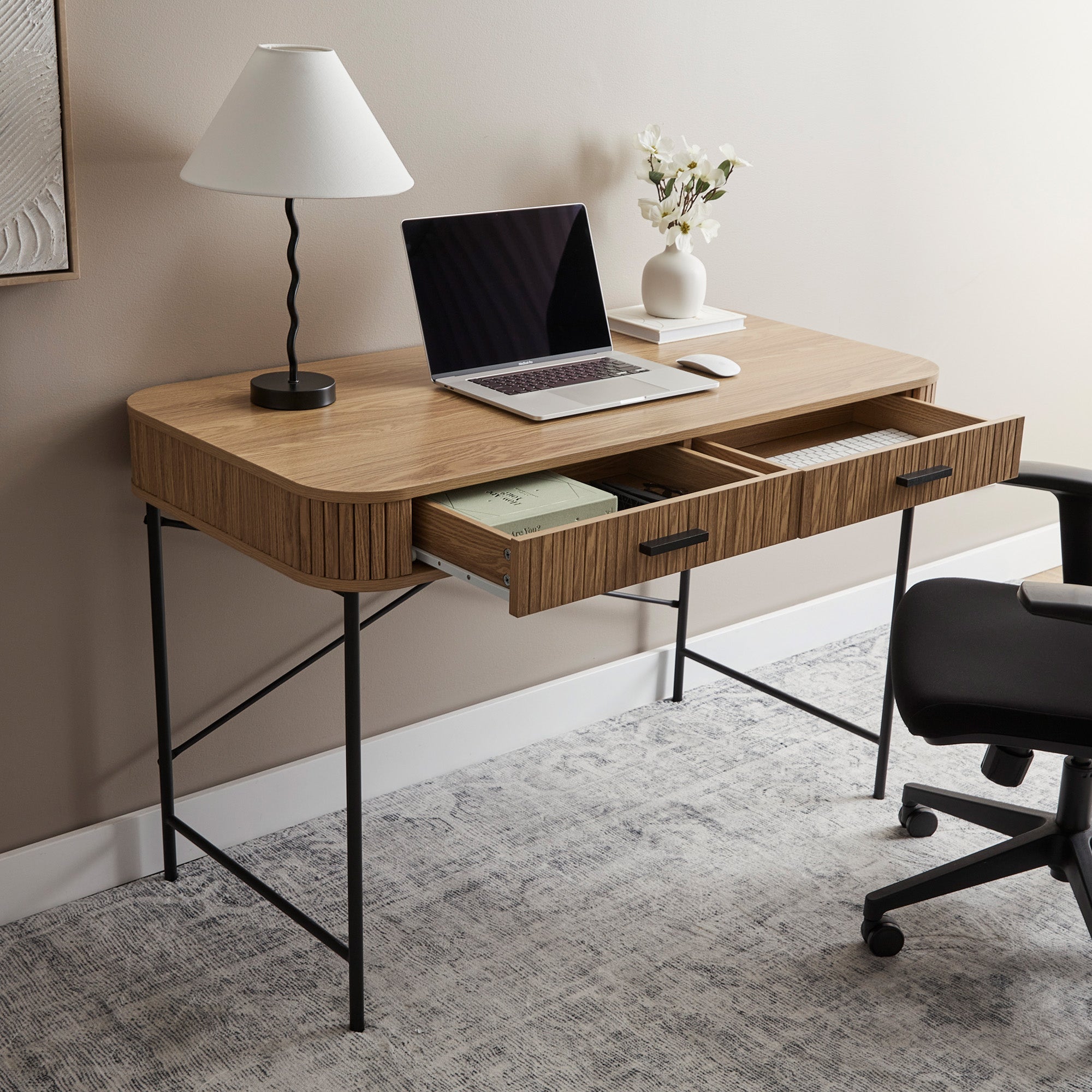 Haven 120cm Desk Oak
