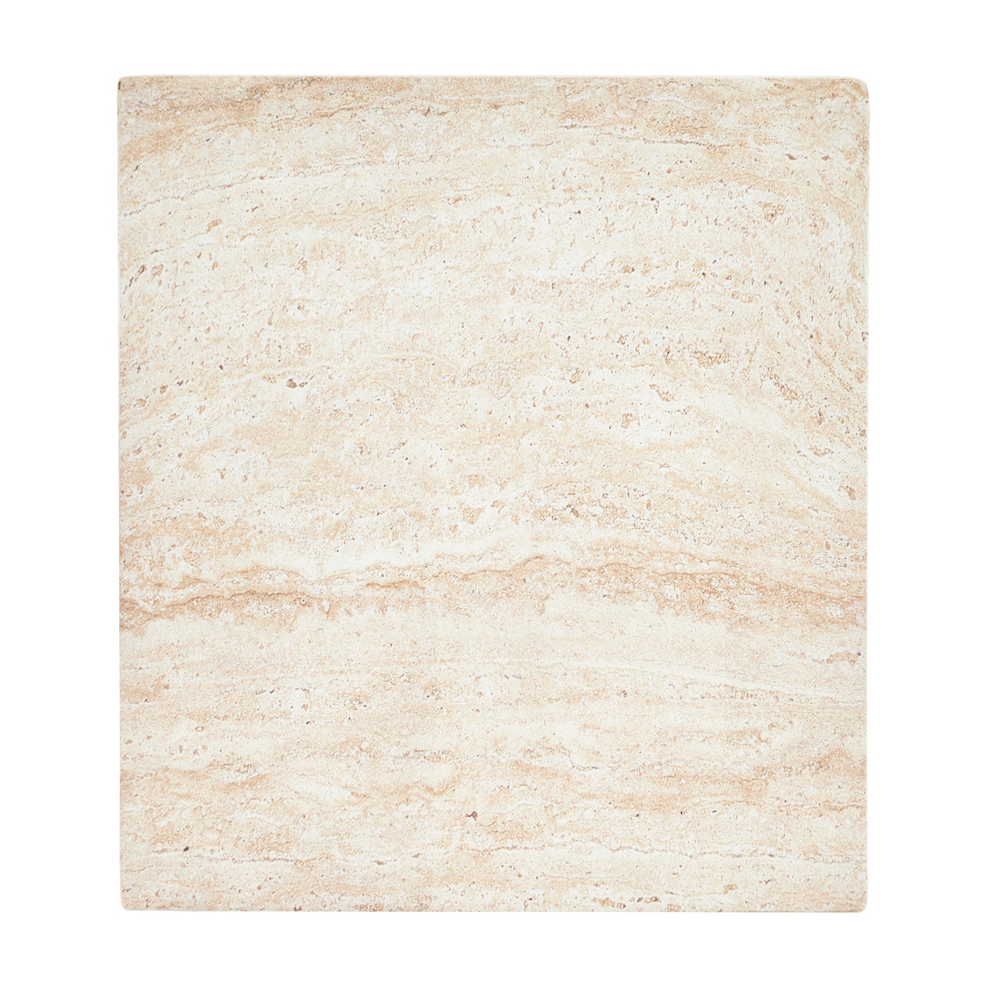Lucia Travertine Look Side Table