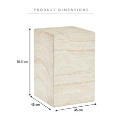 Isabella Travertine Look Plinth