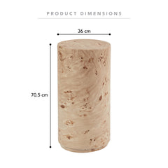 Maria Plinth Burl Look