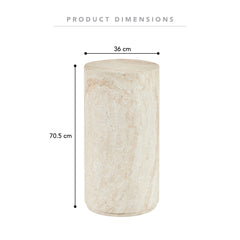 Maria Travertine Look Plinth