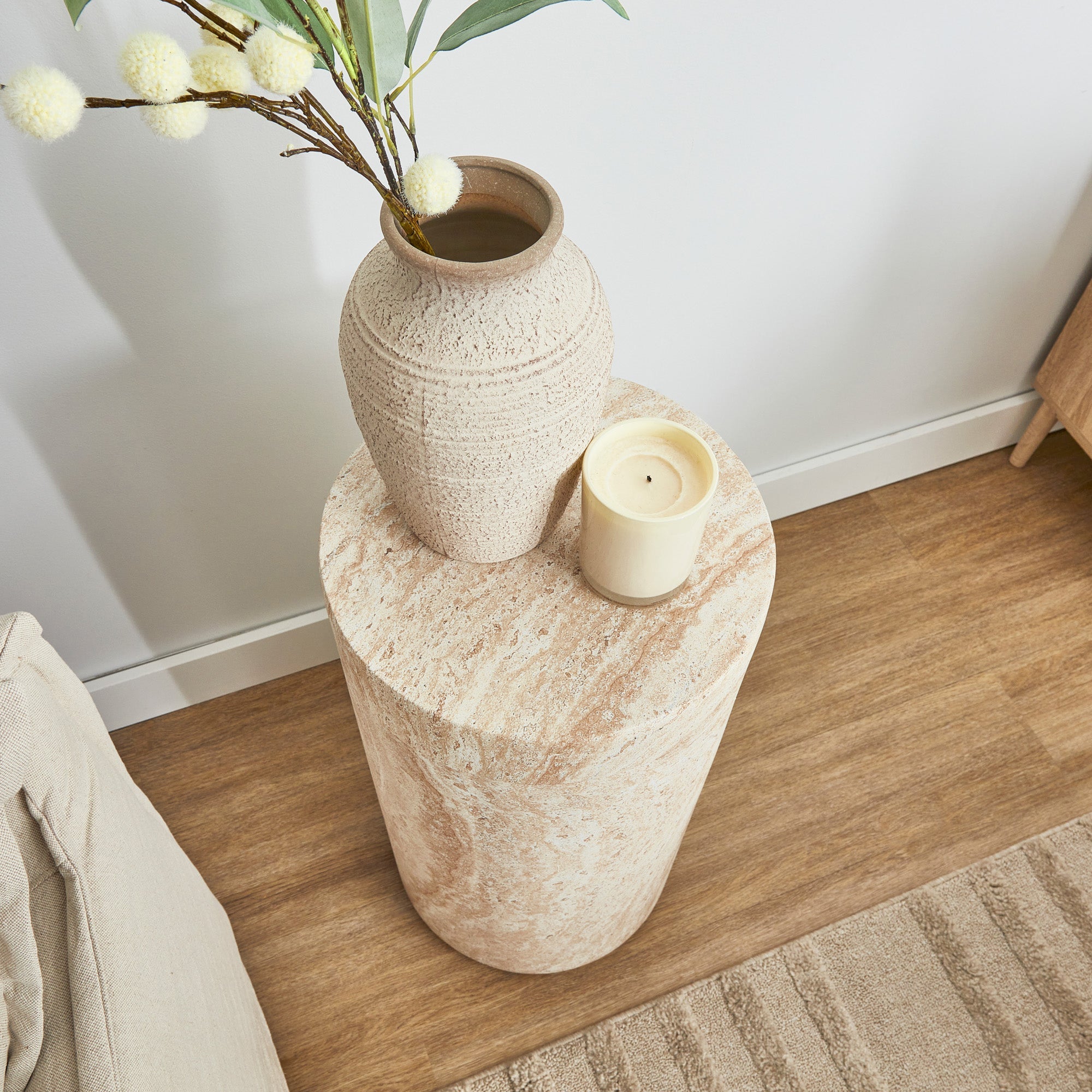 Maria Travertine Look Plinth