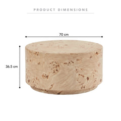 Elena Burl Look Coffee Table