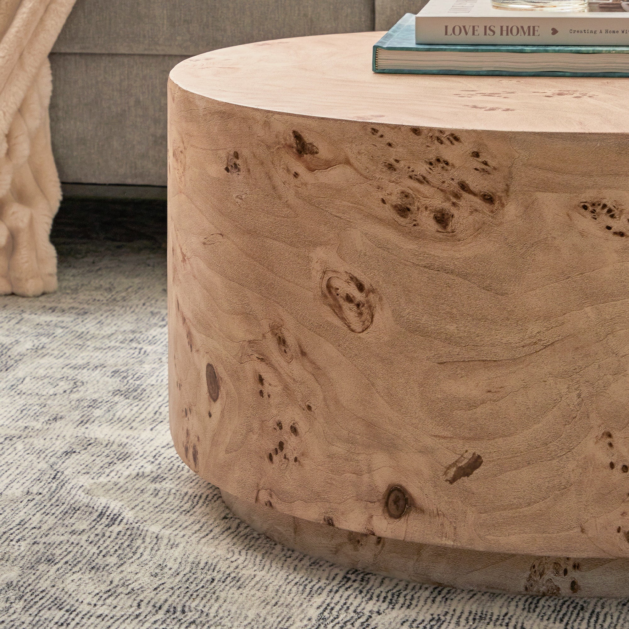Elena Burl Look Coffee Table