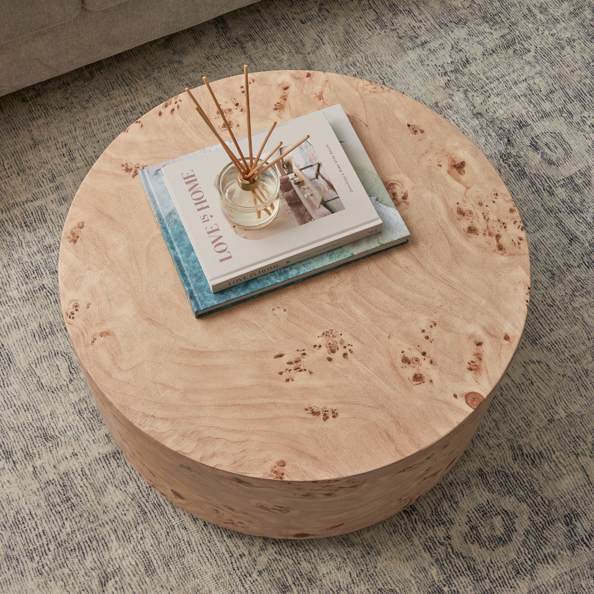 Elena Burl Look Coffee Table