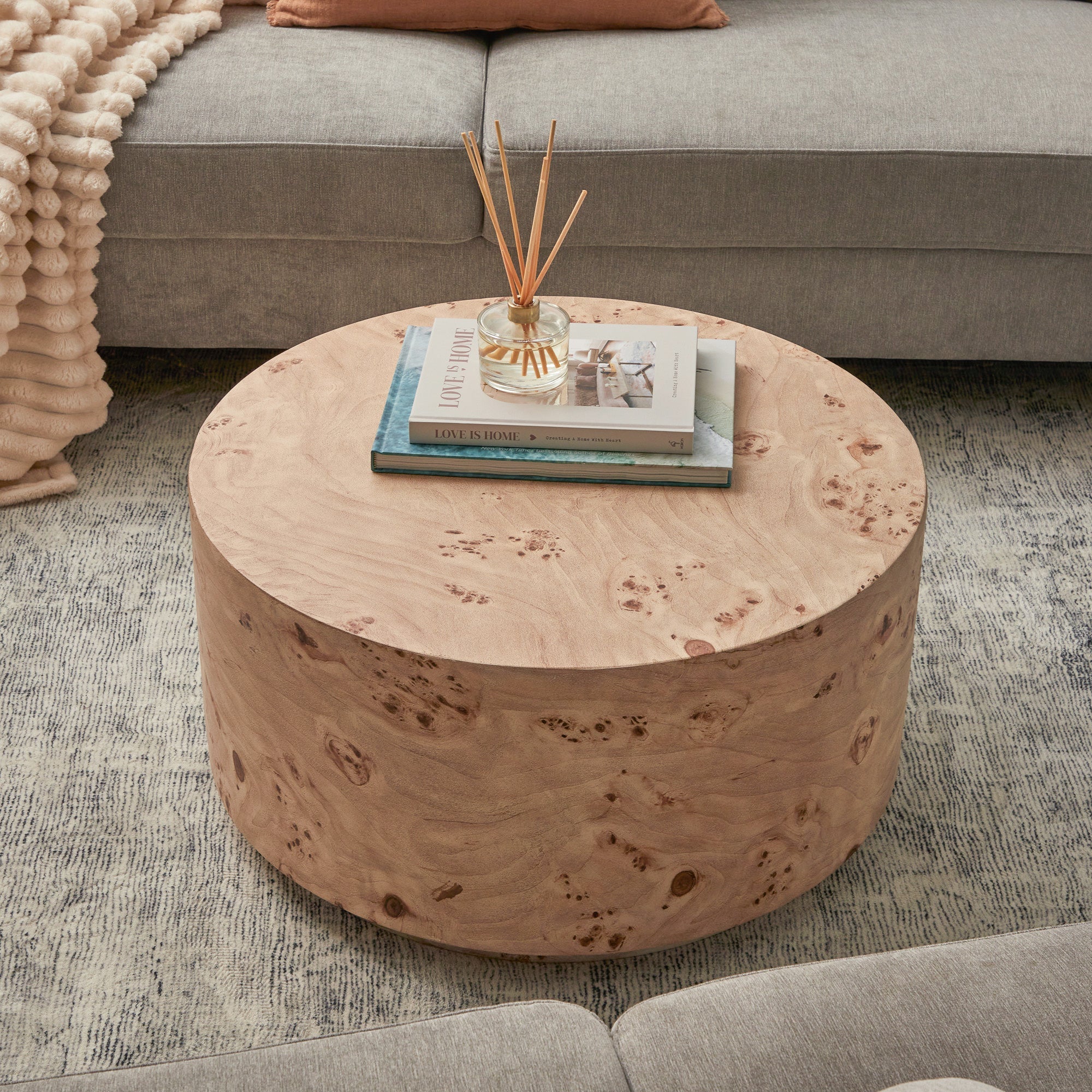 Elena Burl Look Coffee Table