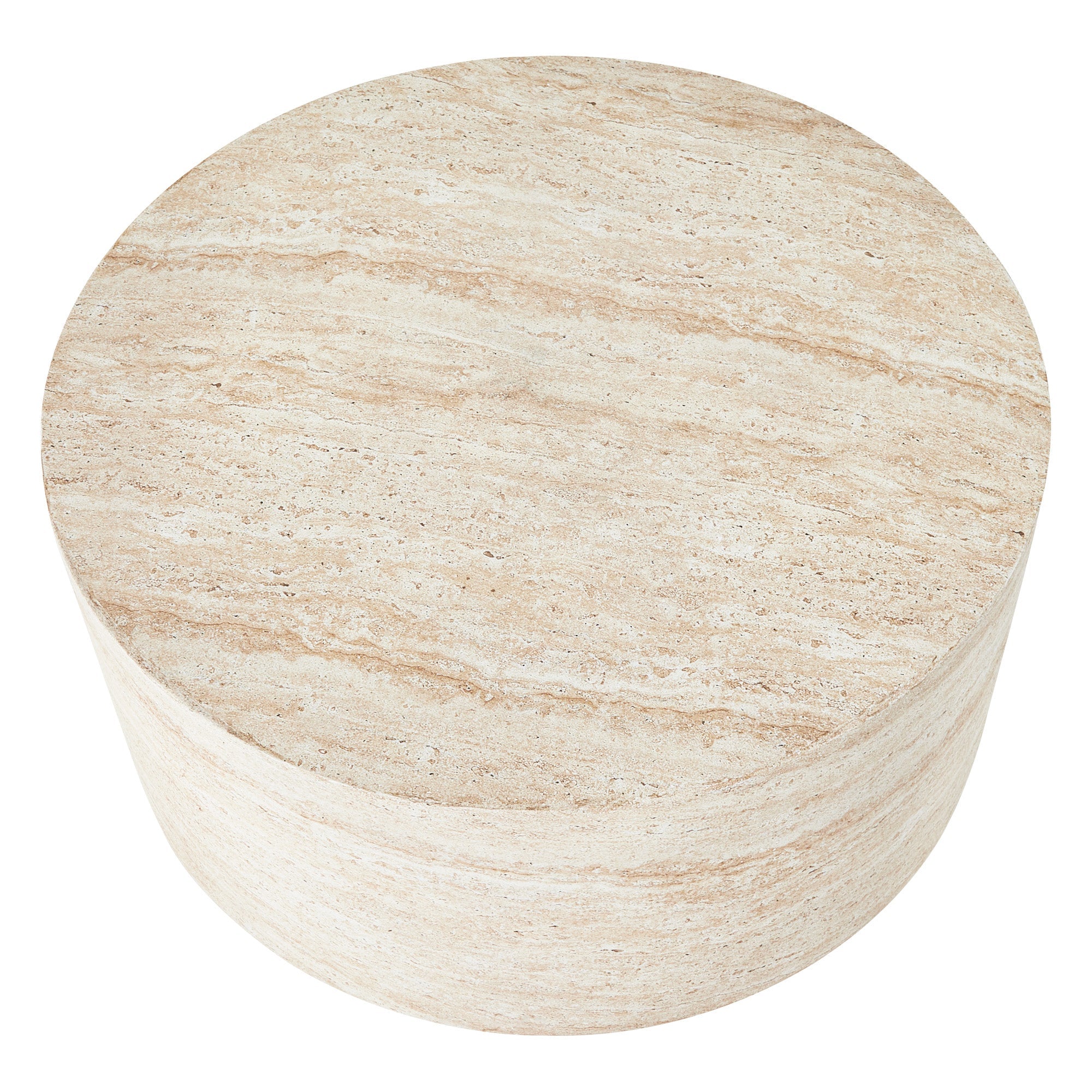 Elena Travertine Look Coffee Table