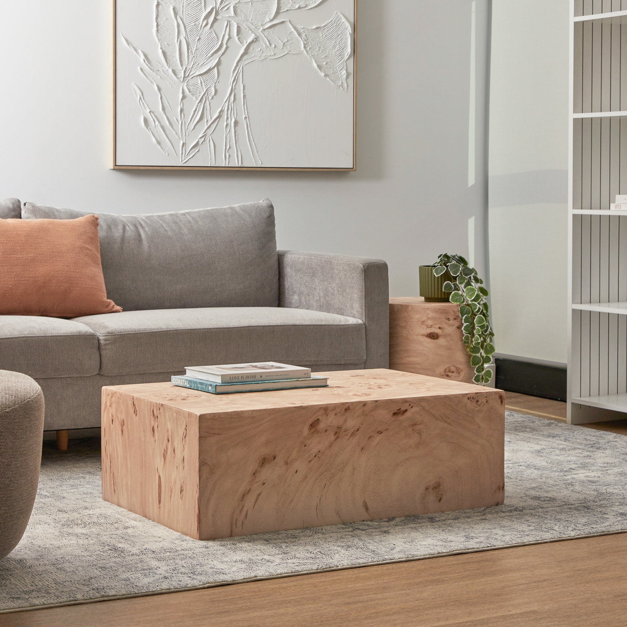 Isla Burl Look Coffee Table