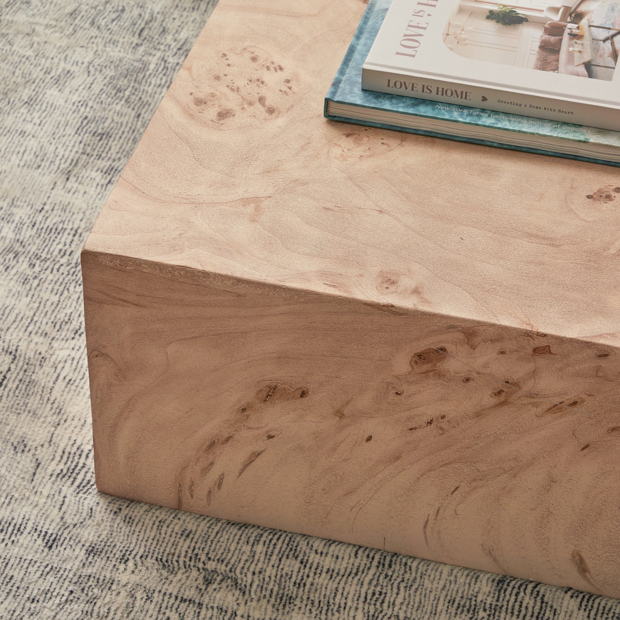 Isla Burl Look Coffee Table