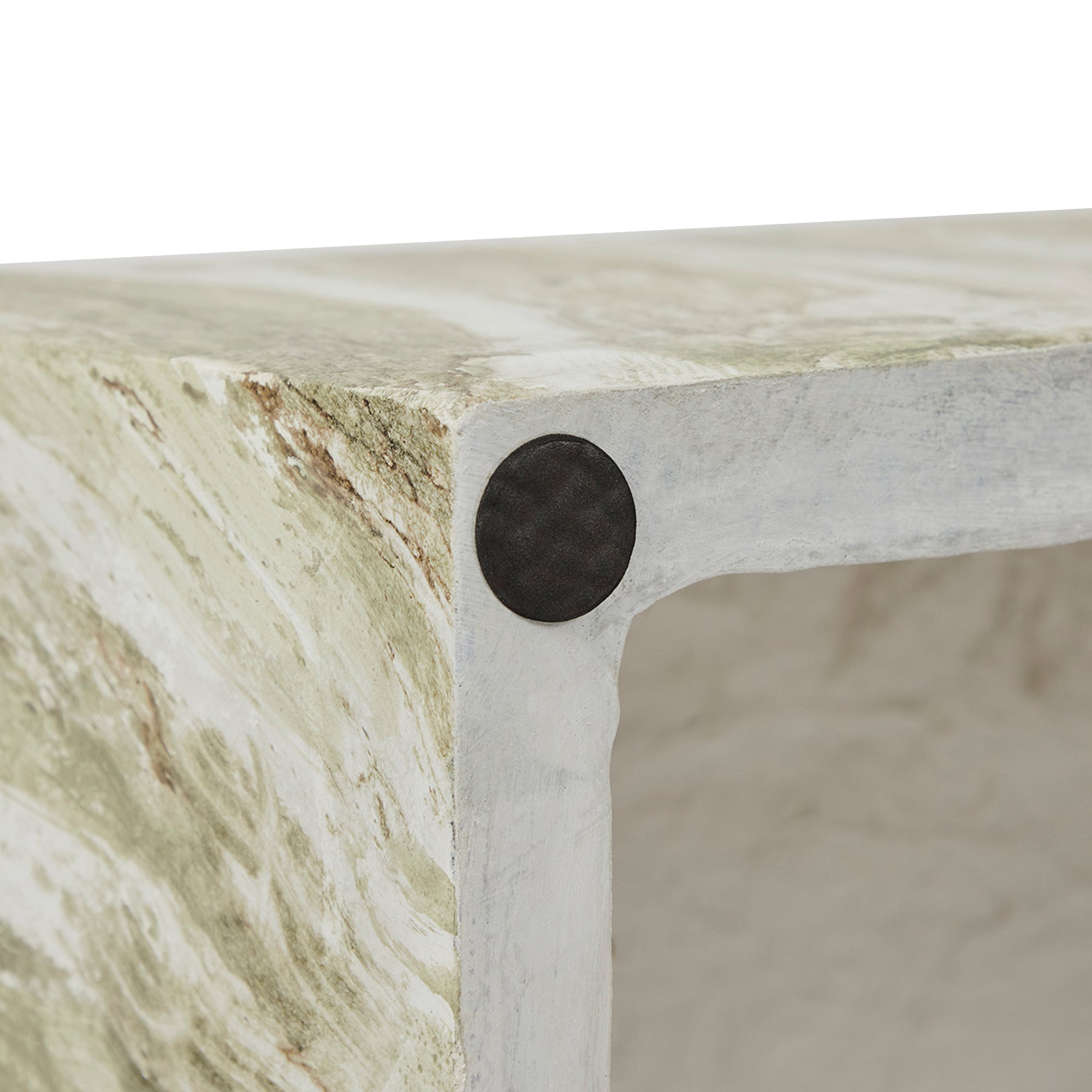 Isla Green Marble Look Coffee Table