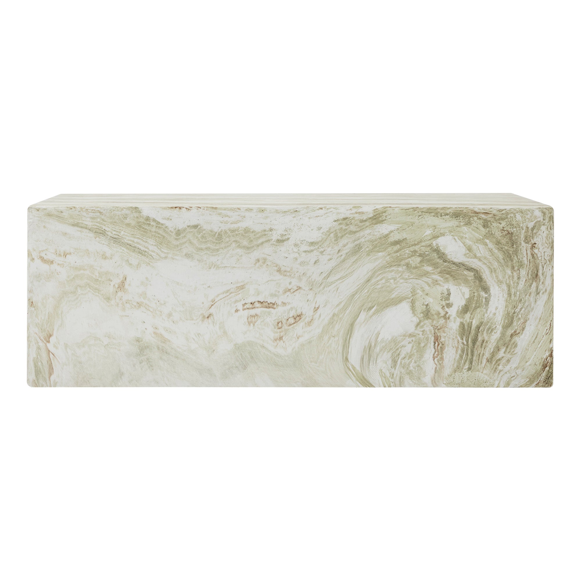Isla Green Marble Look Coffee Table