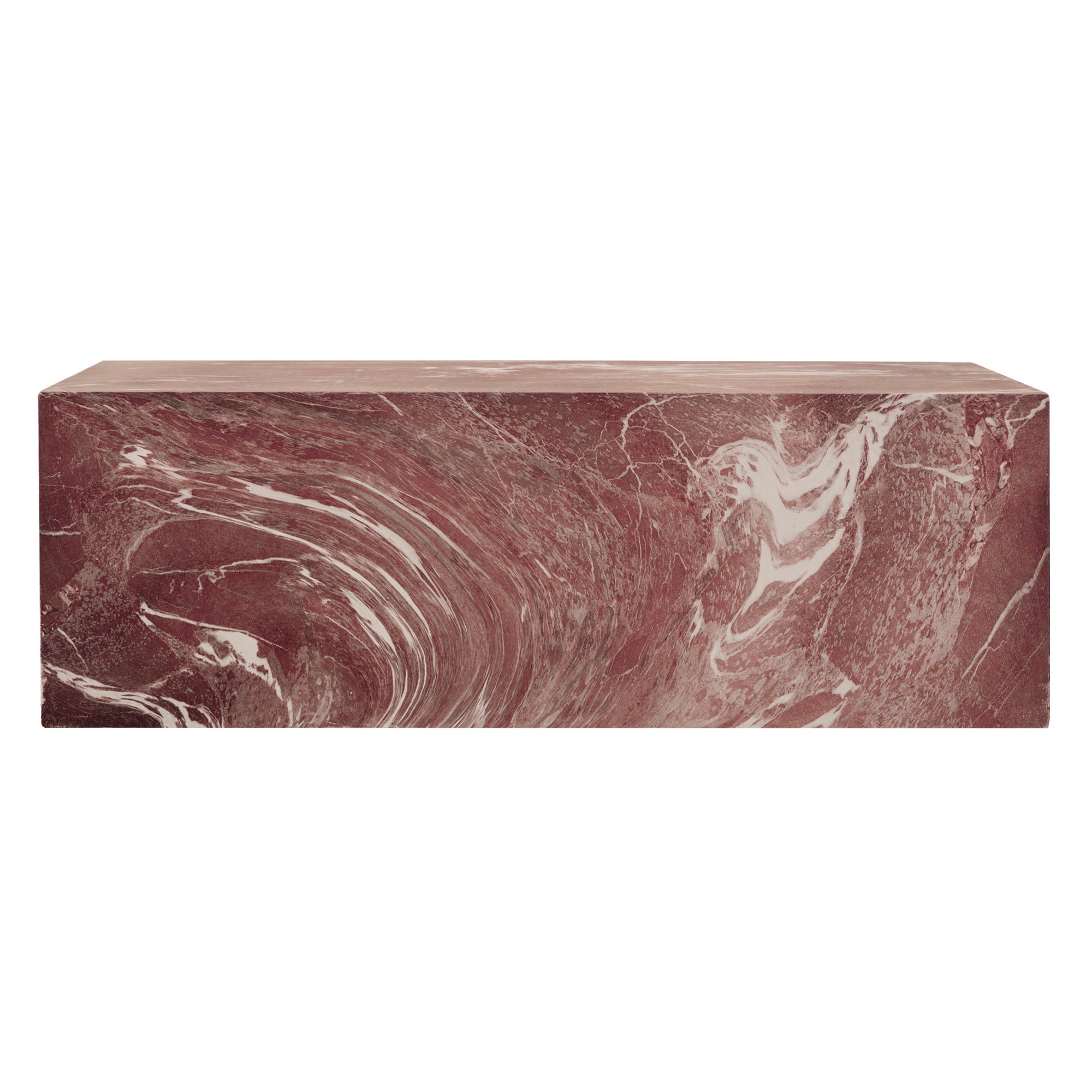 Isla Red Marble Look Coffee Table