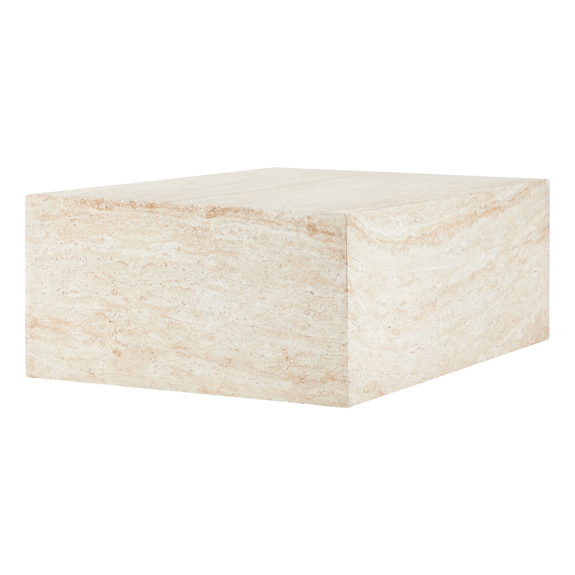 Isla Travertine Look Coffee Table