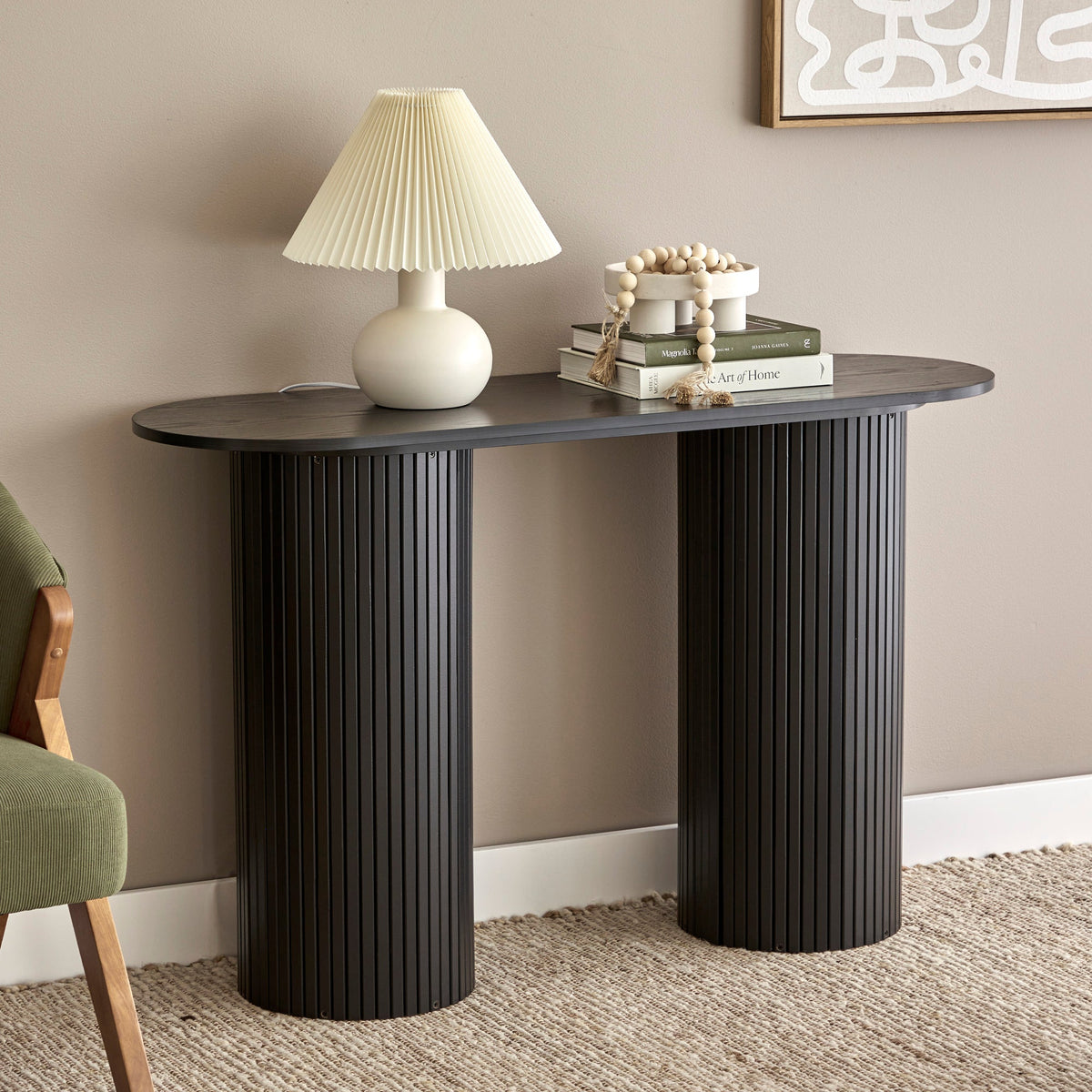 Haven Console Table Black (120cm)
