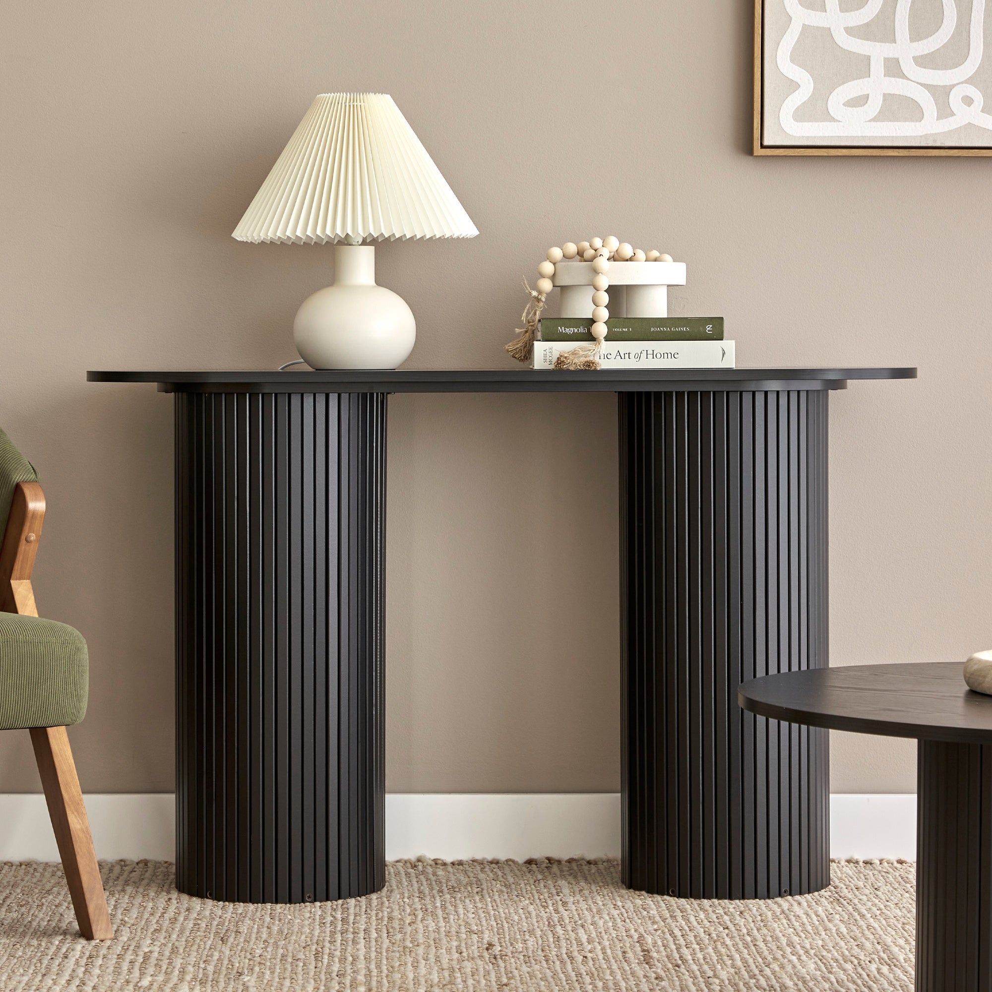 Haven Console Table Black (120cm)