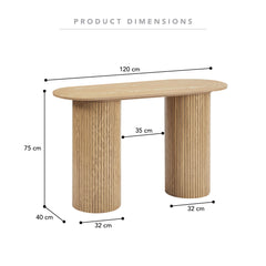 Haven Console Table Natural (120cm)