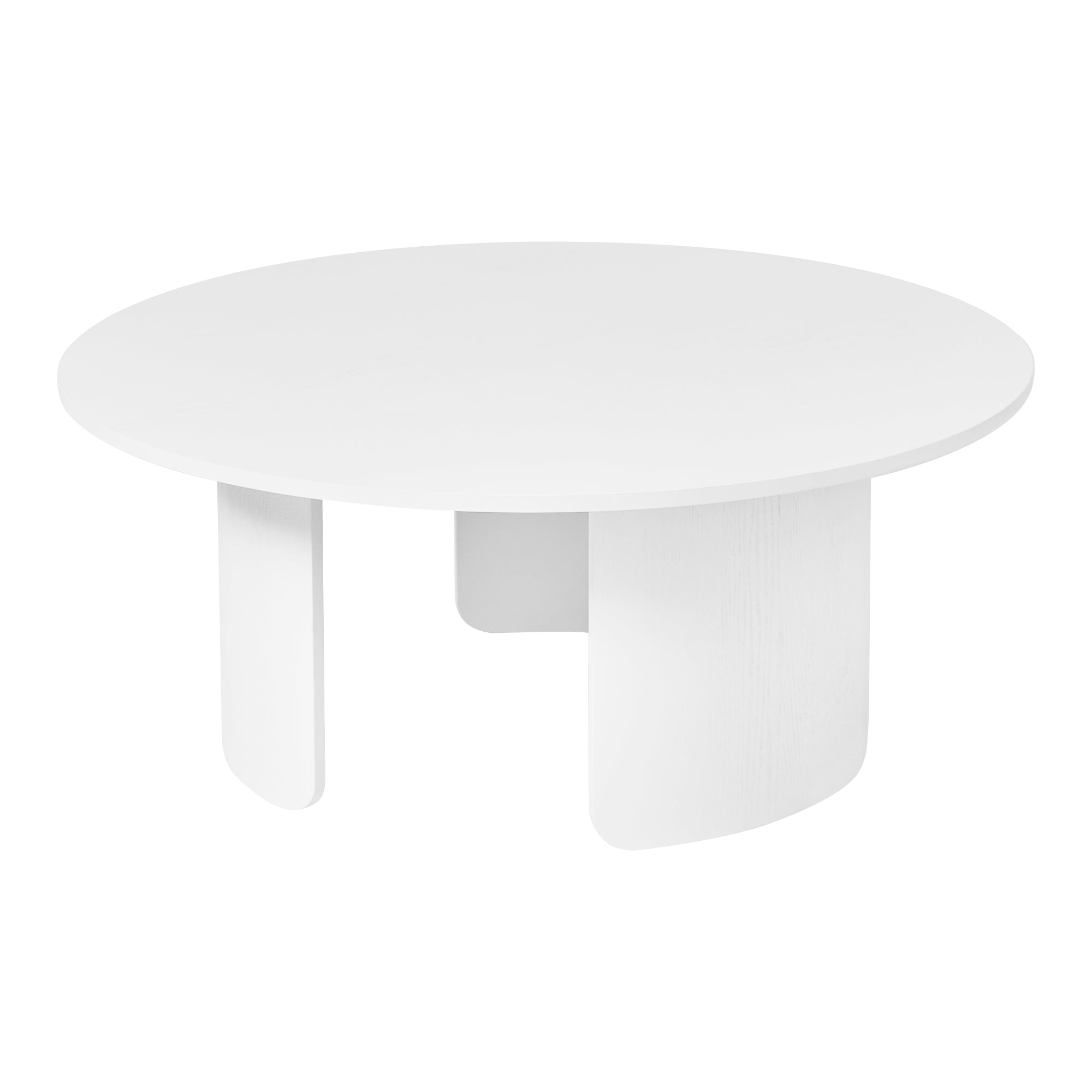 Taupo Coffee Tables Set of 2 Curved Legs White